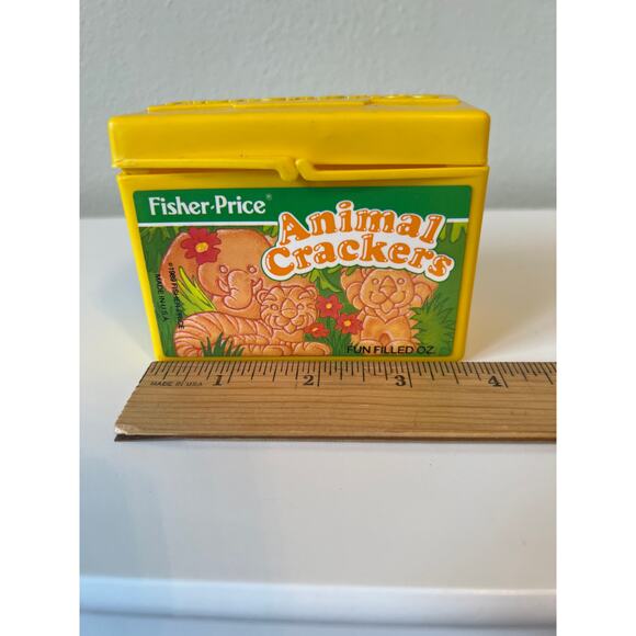 Vintage Fisher-Price 1987 Fun w/Food Animal Crackers Pretend Toy Made In USA - Picture 9 of 11